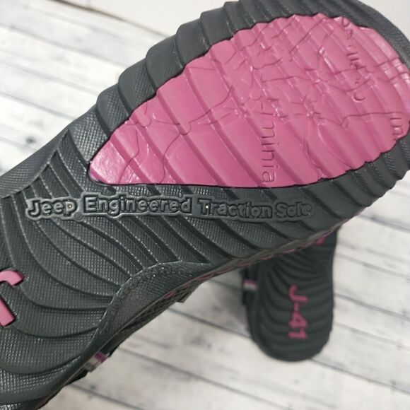 J-41 Shoes Womens SZ 11 Tahoe Water Ready Flats Slip On Sneakers Gray Textile - Picture 7 of 8